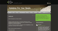 Desktop Screenshot of hanplast.com